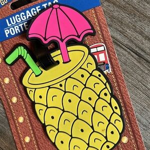 NWT On The Go Pineapple Slice Luggage Tag